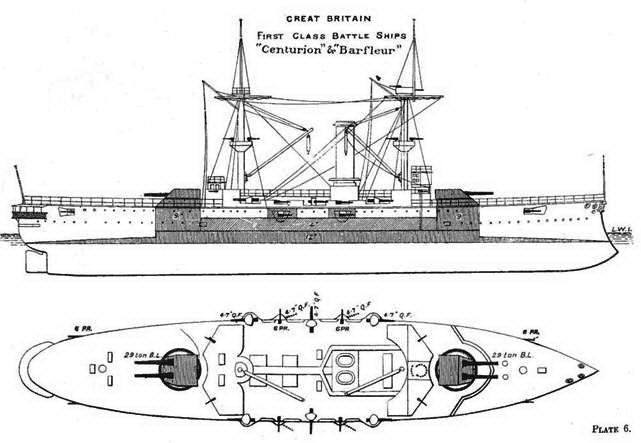 Броненосцы типов «Центурион», «Ринаун» и «Трайомф» (1909-1918) - pic_6.jpg