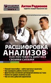 Расшифровка анализов: как поставить диагноз своими силами - Родионов Антон Владимирович